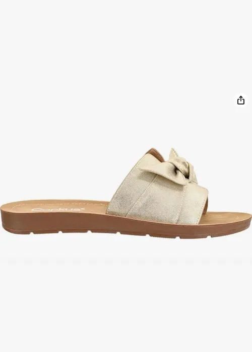 Corkys Rock the Bowt Sandal in Gold