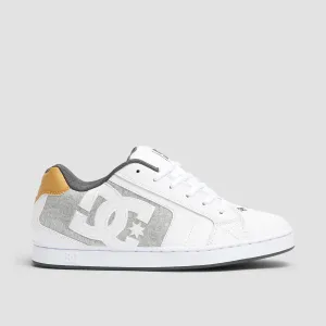 DC Net Shoes - White/White/Light Grey