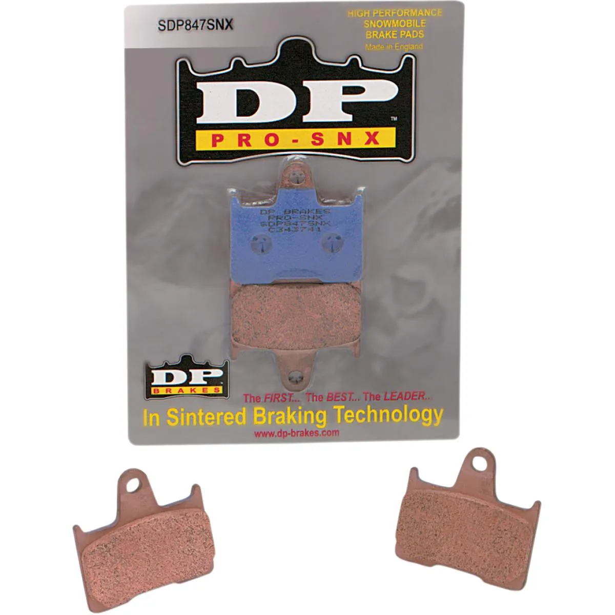 DP Brakes SNX High Friction HH  Snowmobile Pads 1721-1731