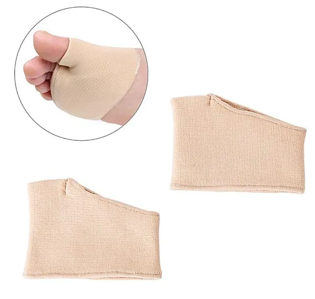 Fabric Metatarsal Sleeve With Cushion : Ball of Foot Slip On Cushions - 1 Pair