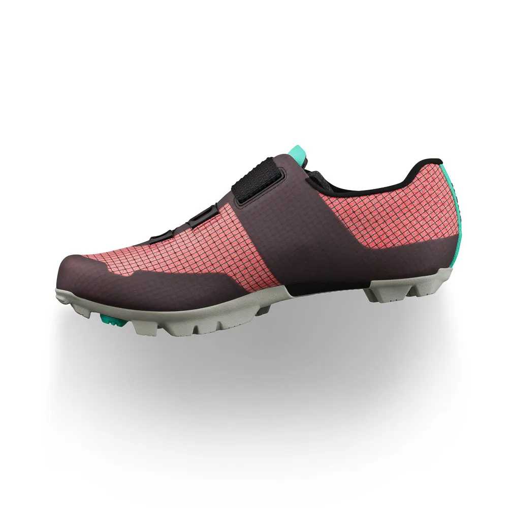 FIZIK Zapatillas de Bicicleta Vento Ferox Carbon | Rojo-Turquesa