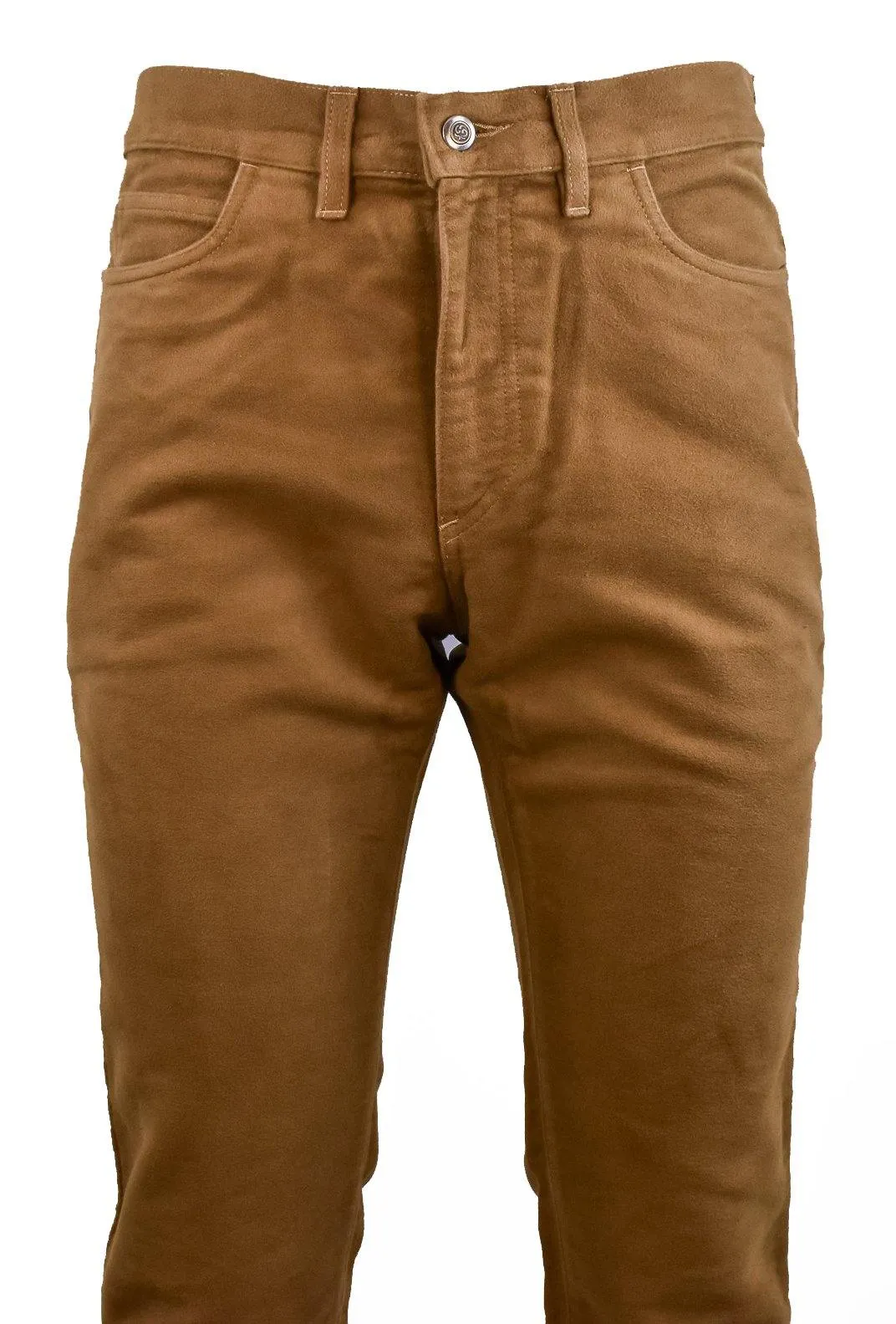 Gun Hill Men's Quality Moleskin Jeans midnight olive tan stone