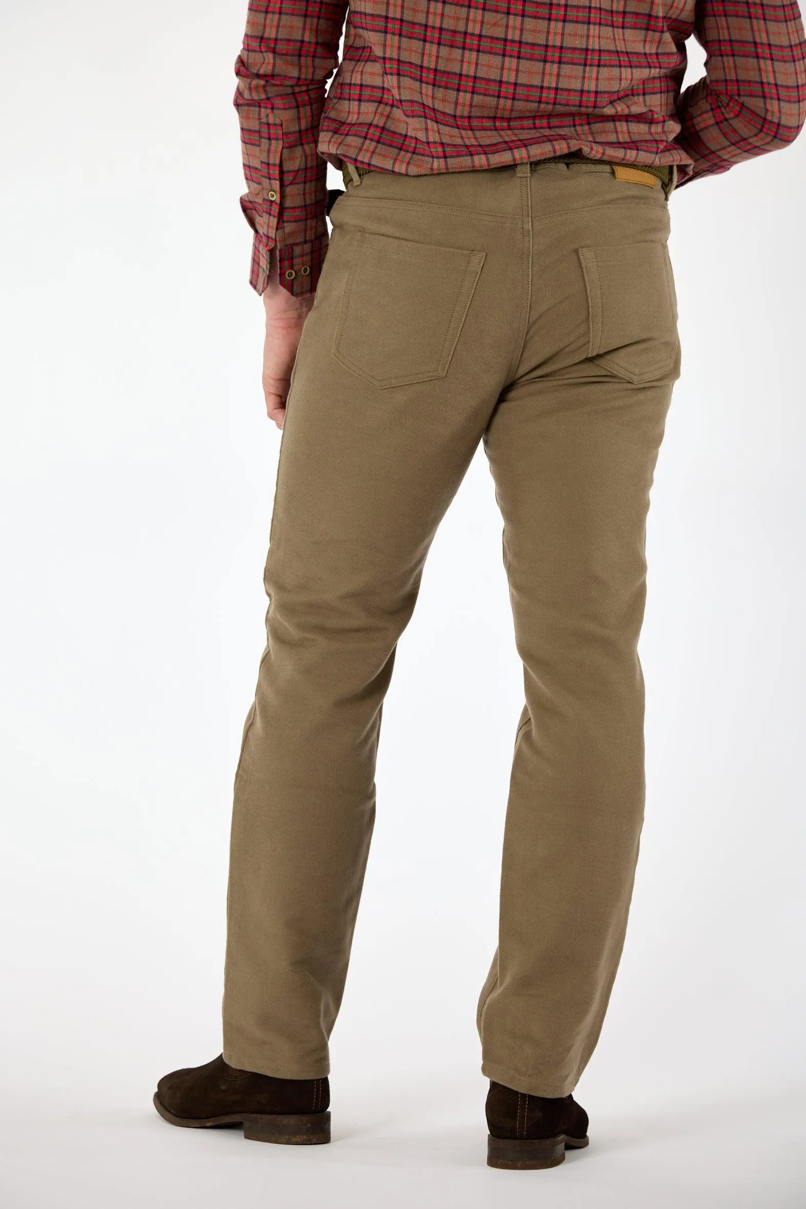 Gun Hill Men's Quality Moleskin Jeans midnight olive tan stone