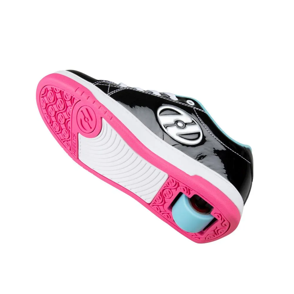 Heelys Split Shoes - Black/Neon Pink/Multi