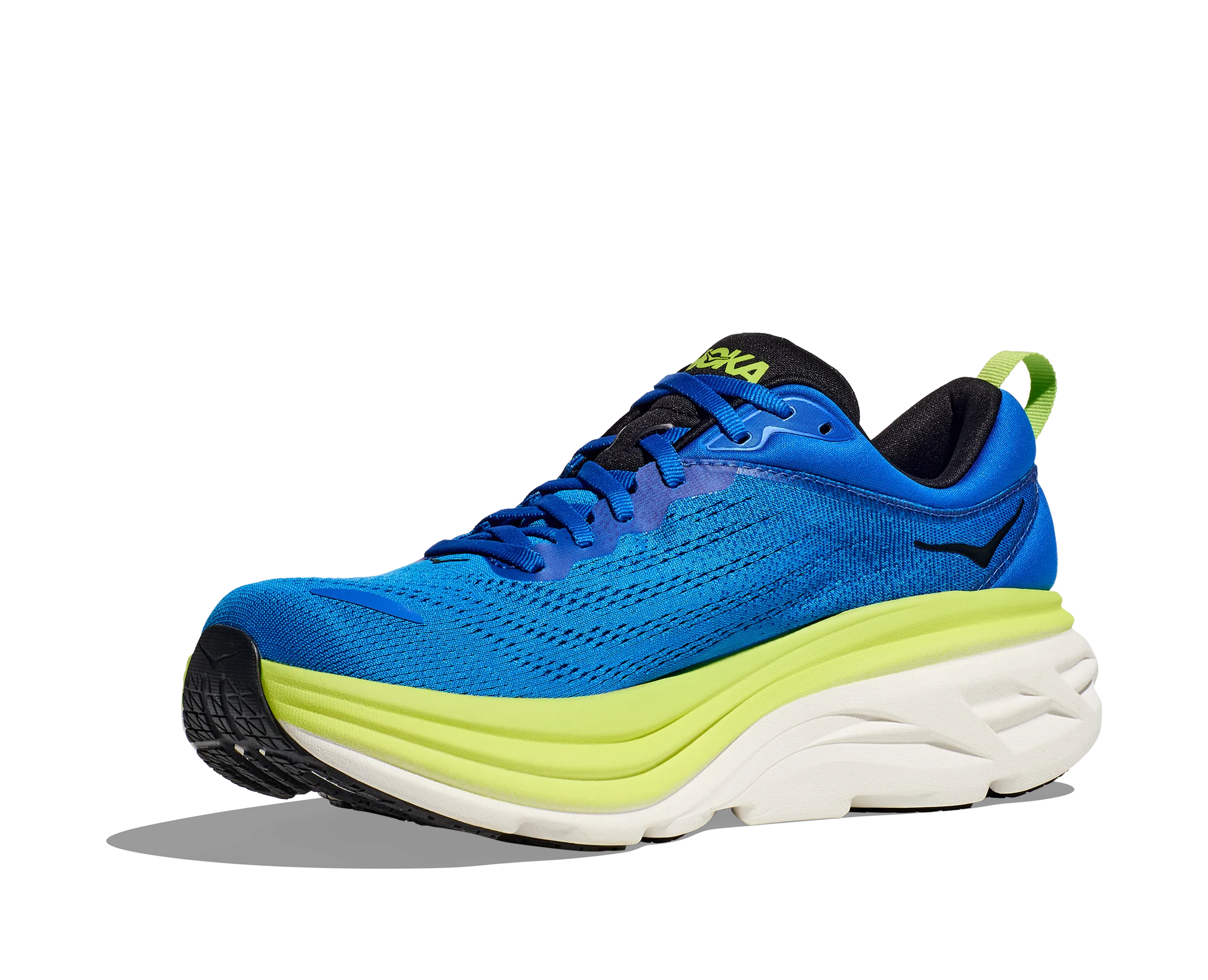 HOKA Men's Bondi 8 | Electric Cobalt/Lettuce | Final Sale