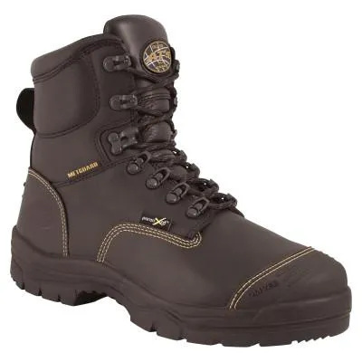 Honeywell Metatarsal Guard Mining Work Boots, Size 7.5, 4.9 in H, Black, 55246-BLK075