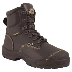 Honeywell Metatarsal Guard Mining Work Boots, Size 7.5, 4.9 in H, Black, 55246-BLK075