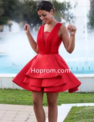 Hot Girls Cocktail Party Dress Short Lace Homecoming Dresses