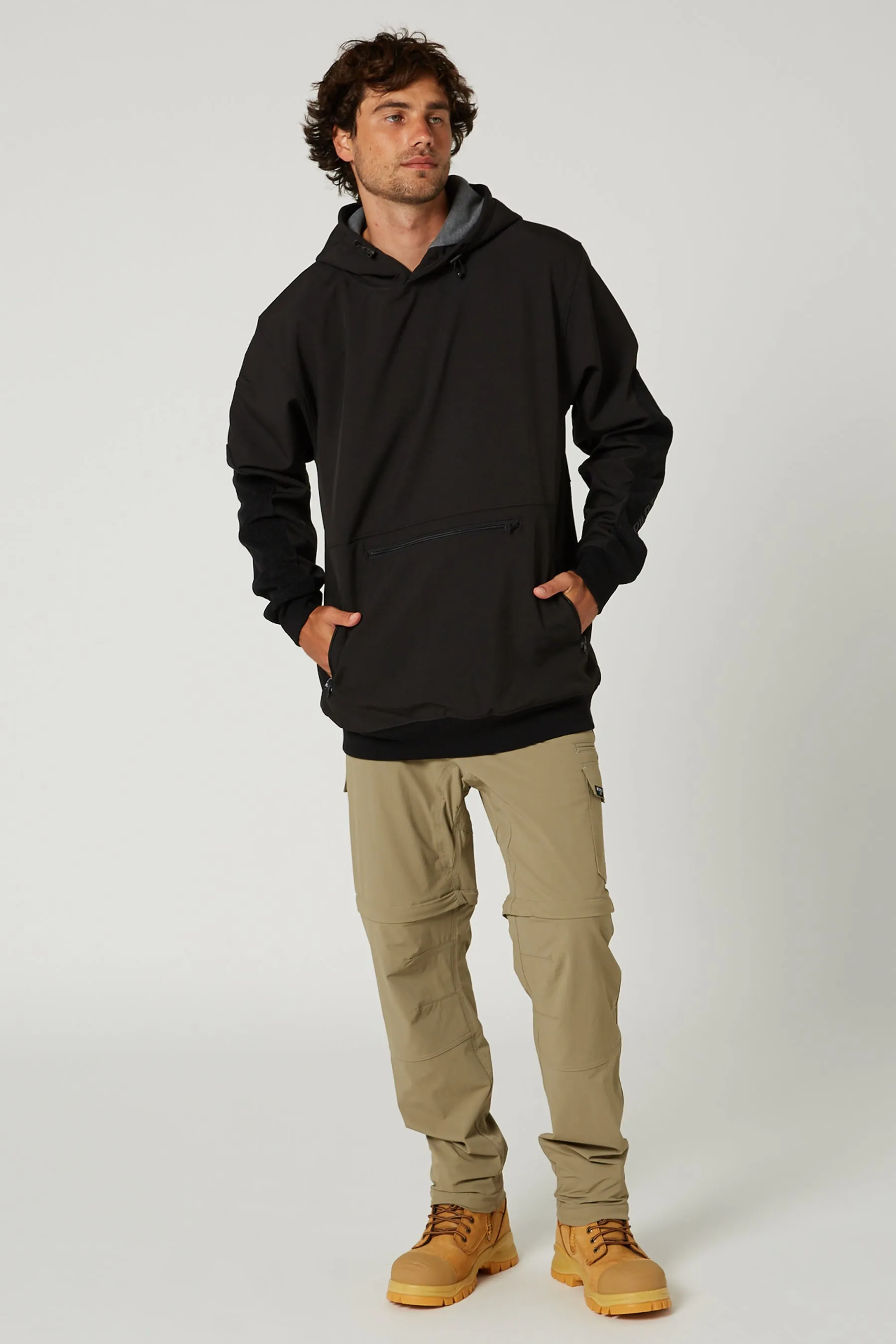 Jetpilot Utility Mens Hoodie - Black