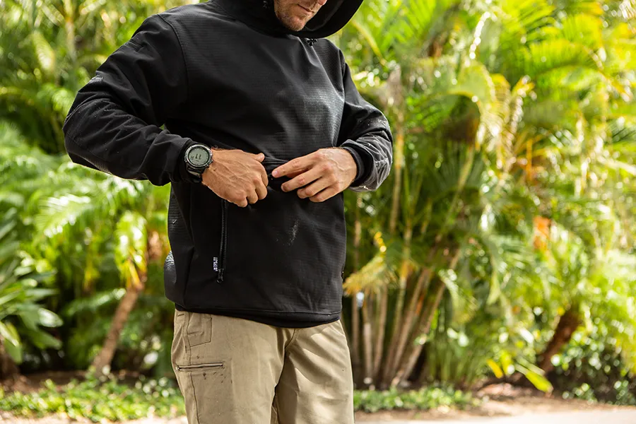 Jetpilot Utility Mens Hoodie - Black
