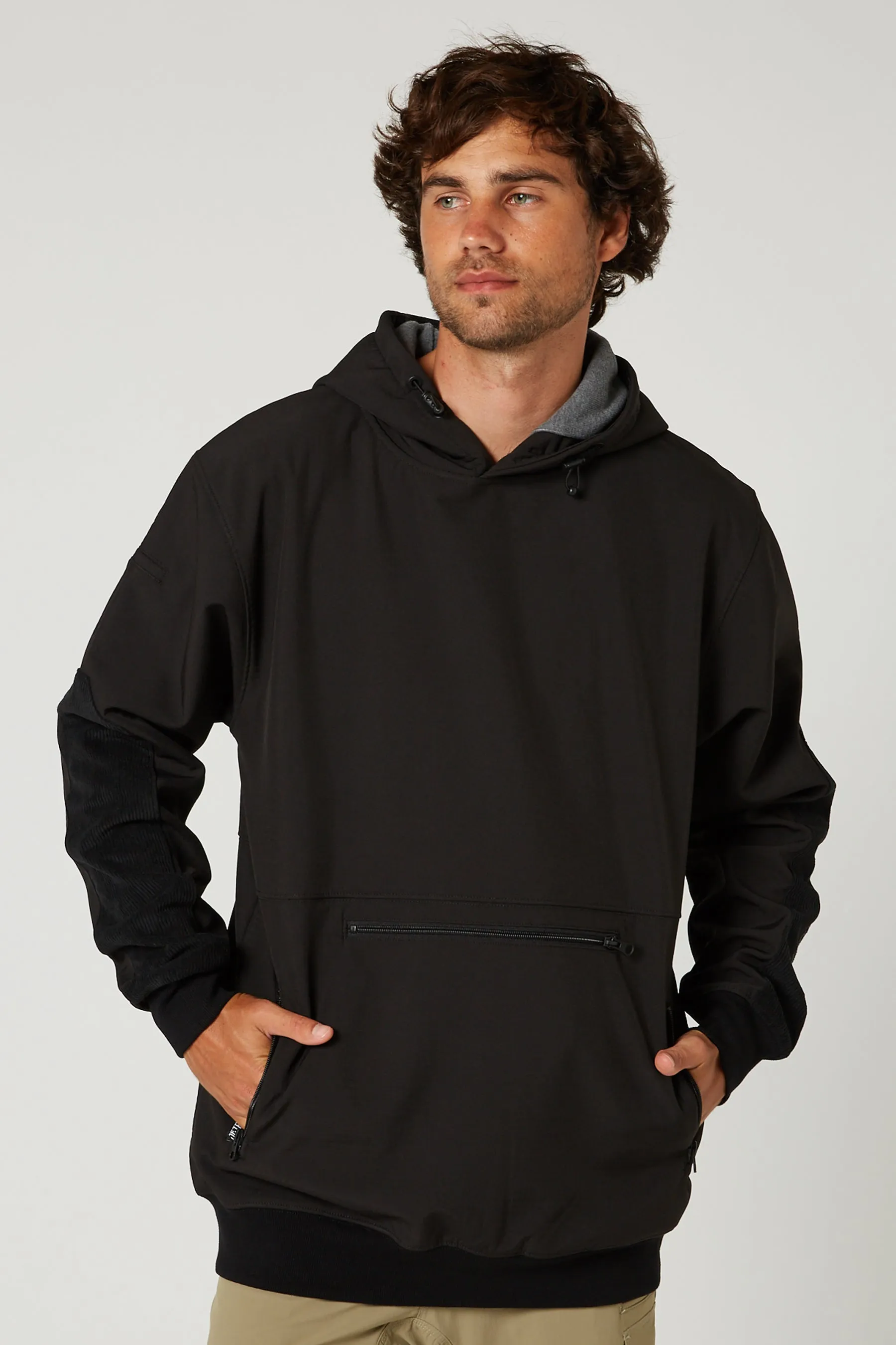 Jetpilot Utility Mens Hoodie - Black