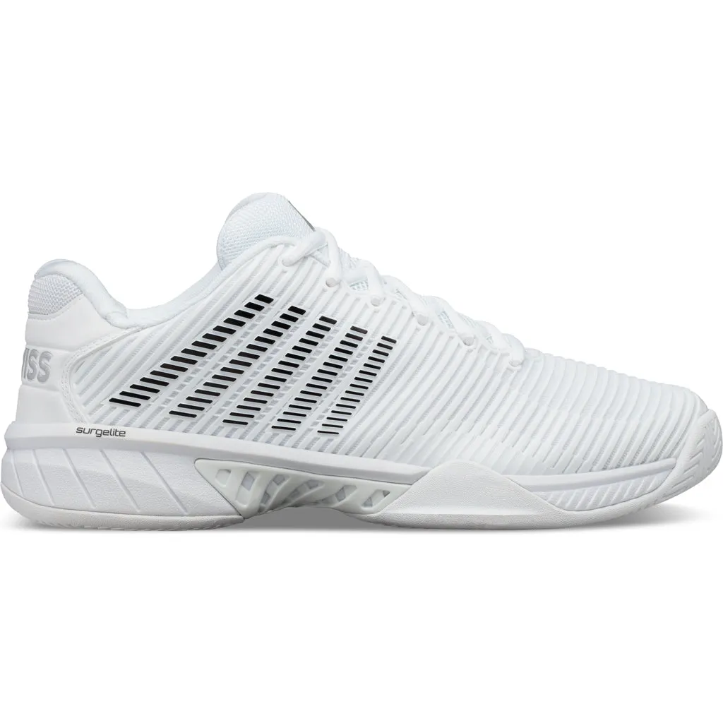 K-Swiss Men's Hypercourt Express 2 Tennis Shoes in White/Black