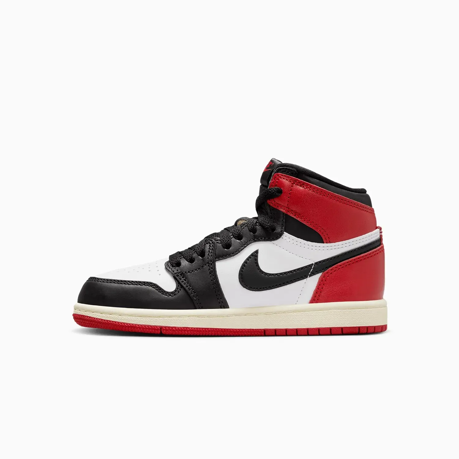 Kid's Jordan 1 Retro High OG "Black Toe Reimagined" Pre School