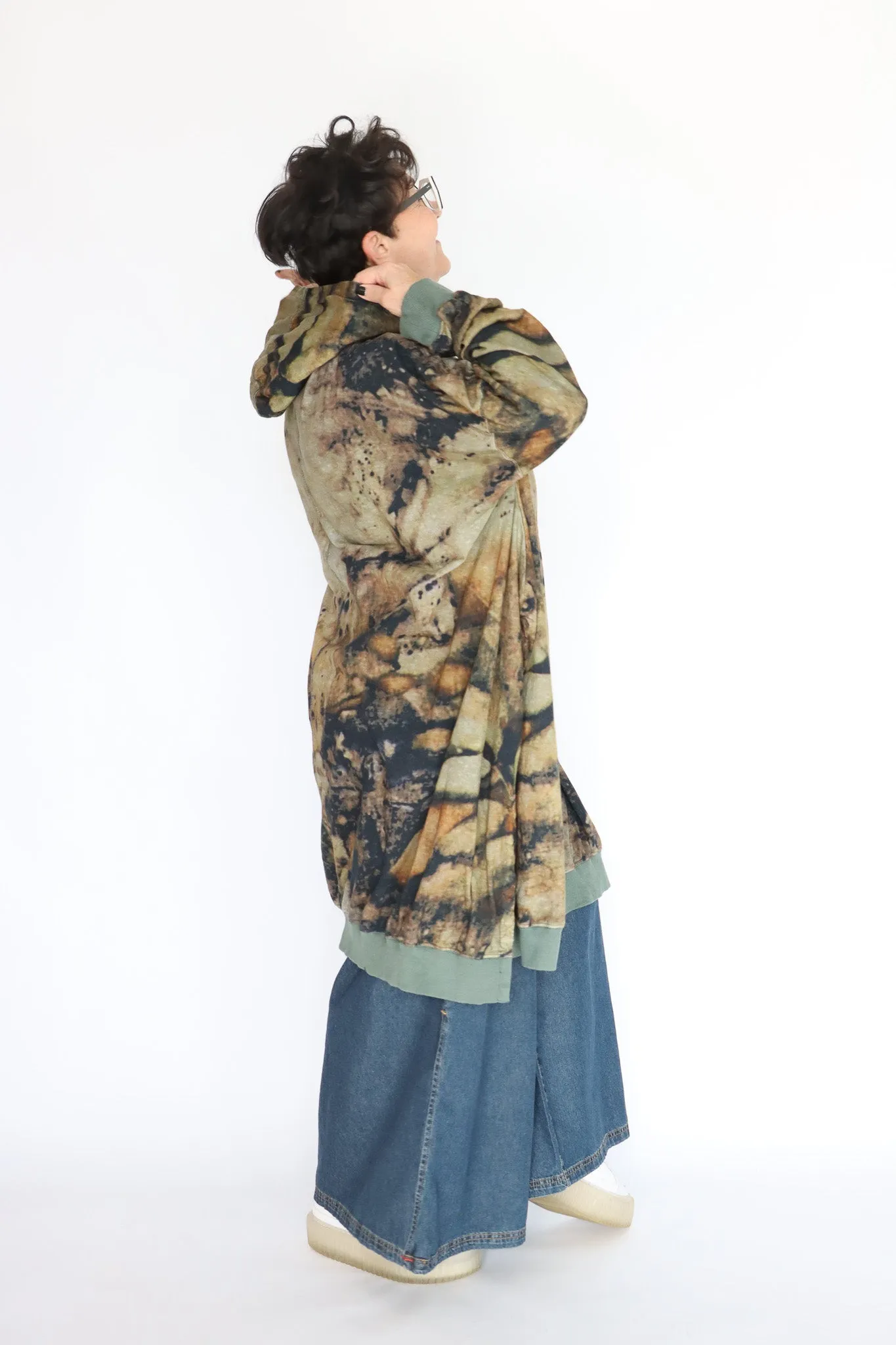 Krista Larson Olive Eco Long Bode Sweatshirt