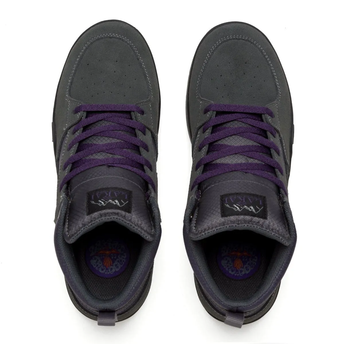 Lakai Trudger Weather Treated Skate Shoes - Black/Grey