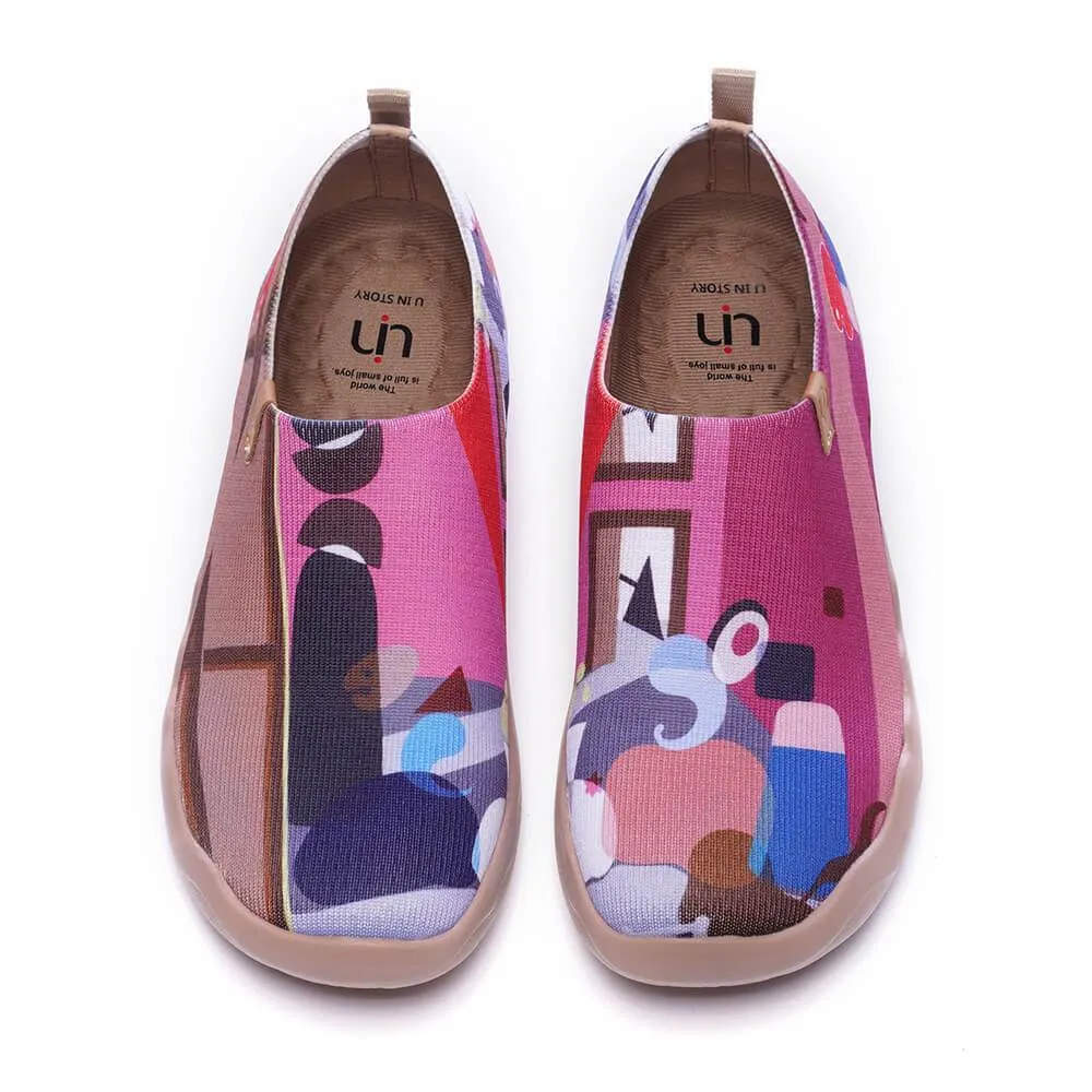 LAS MENINAS Women Art Designed Knitted Shoes