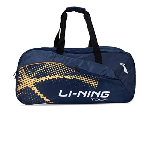 Li-Ning Tour ABDP392 Polyester Badminton Kit-Bag (Navy) with Shoe Bag