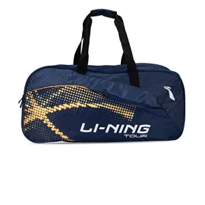 Li-Ning Tour ABDP392 Polyester Badminton Kit-Bag (Navy) with Shoe Bag