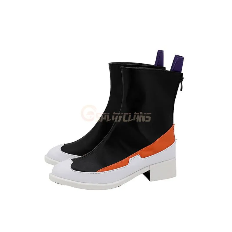 LOL True Damage Akali Cosplay Boots Customized Leather Shoes for Boys and Girls