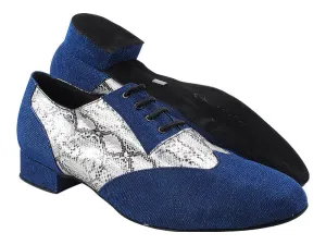 M100101 67 Glitter Dark Blue Illusion Satin_F_B_ 181 Silver Snake PU_M
