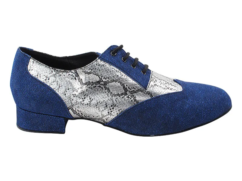 M100101 67 Glitter Dark Blue Illusion Satin_F_B_ 181 Silver Snake PU_M