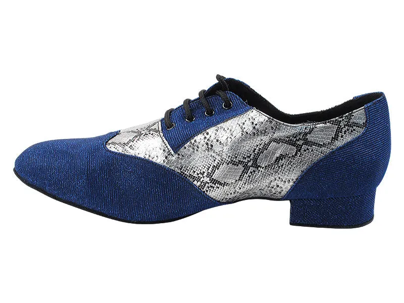 M100101 67 Glitter Dark Blue Illusion Satin_F_B_ 181 Silver Snake PU_M