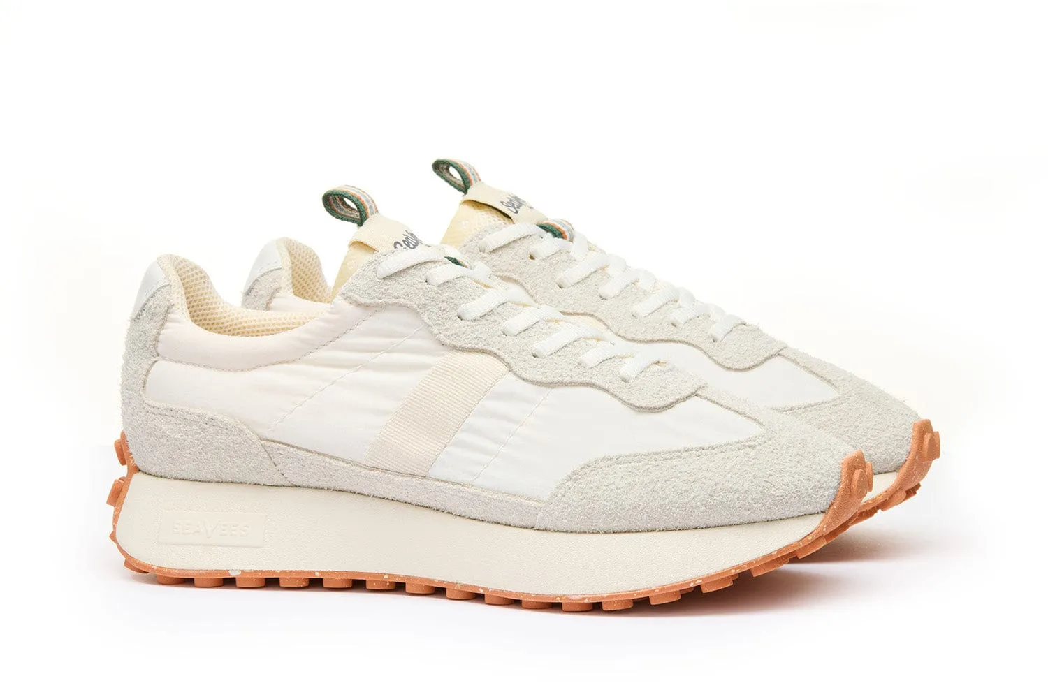 Mens - Acorn Trainer - White Clay