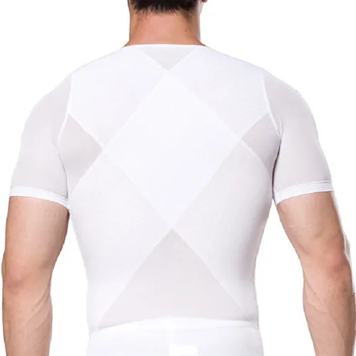 Men's Mesh Panel Shapewear Top
