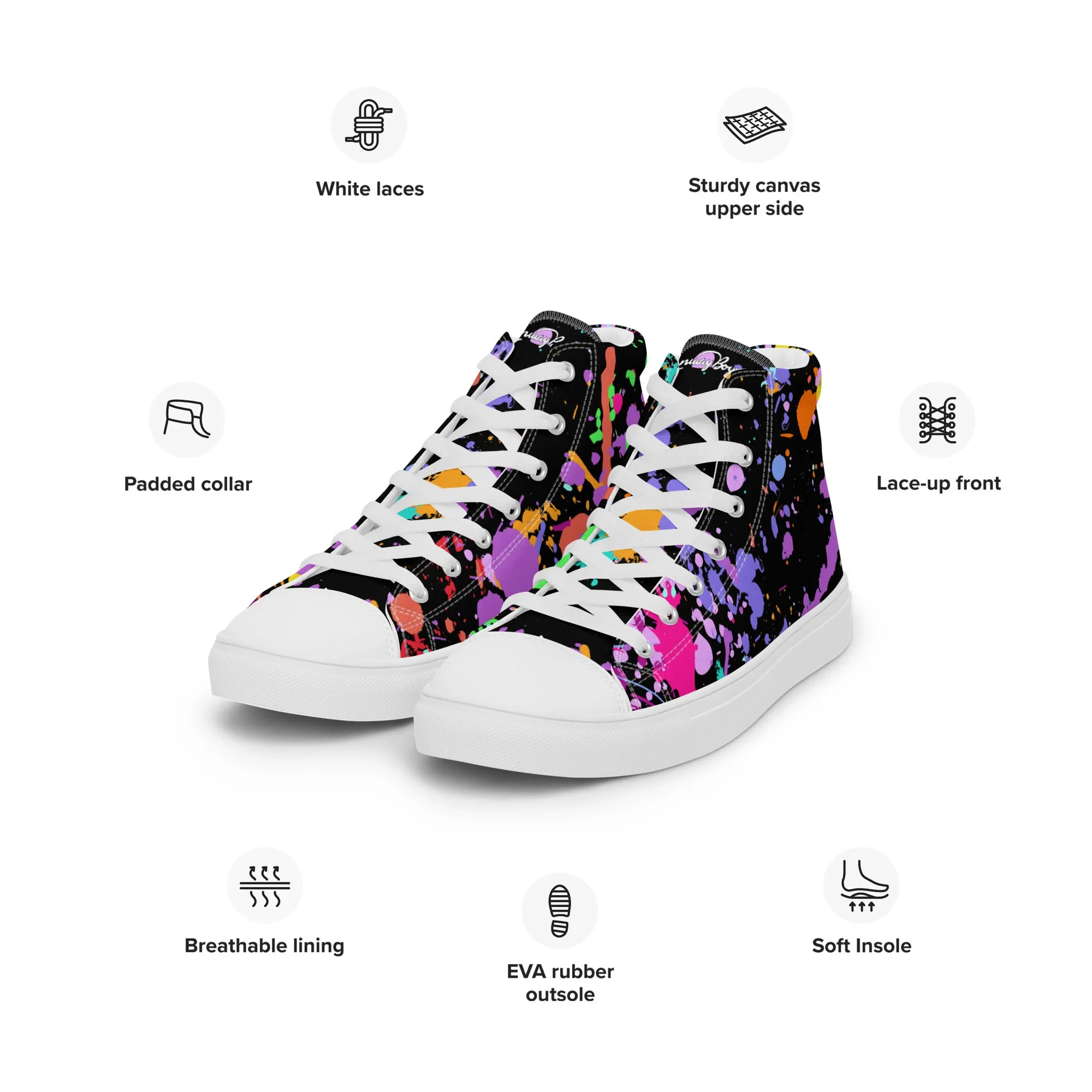 Men’s Splatter Paint Shoes