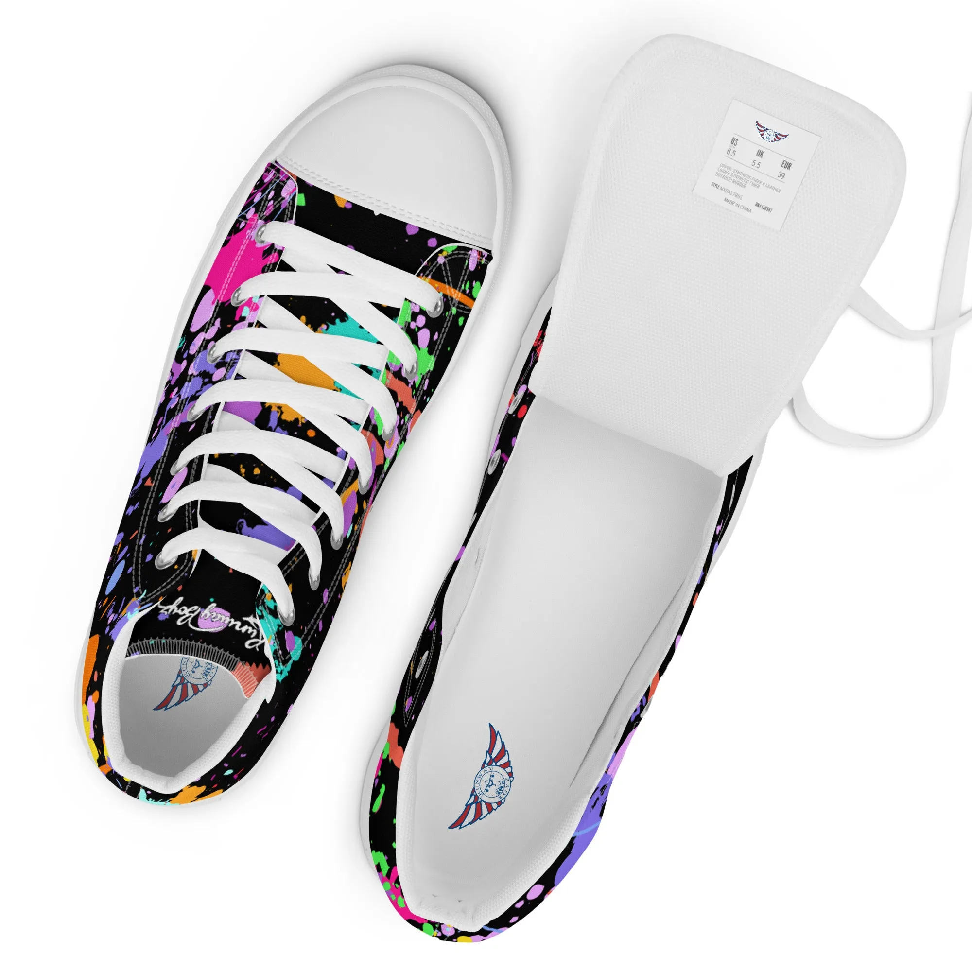 Men’s Splatter Paint Shoes