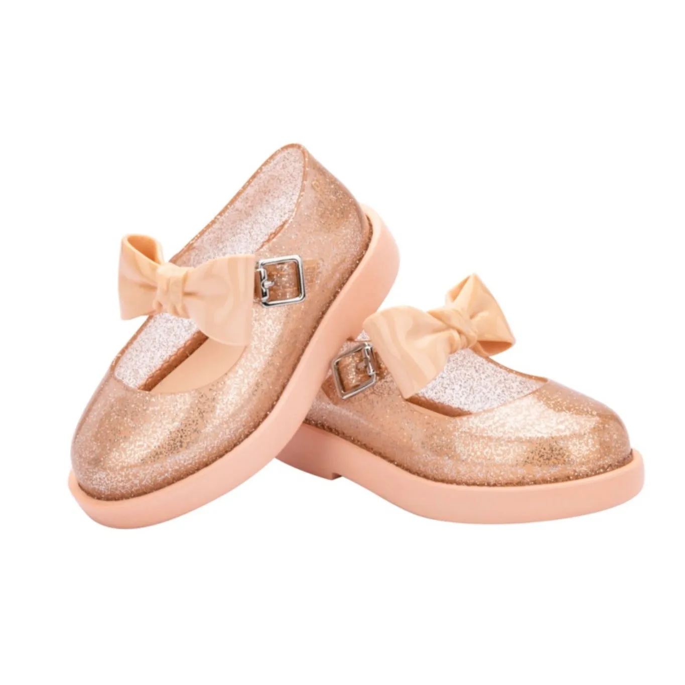 Mini Melissa Blair BB - Beige / Glitter