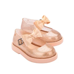 Mini Melissa Blair BB - Beige / Glitter