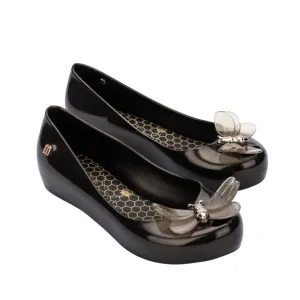 Mini Melissa Ultragirl Bugs - Metallic Black
