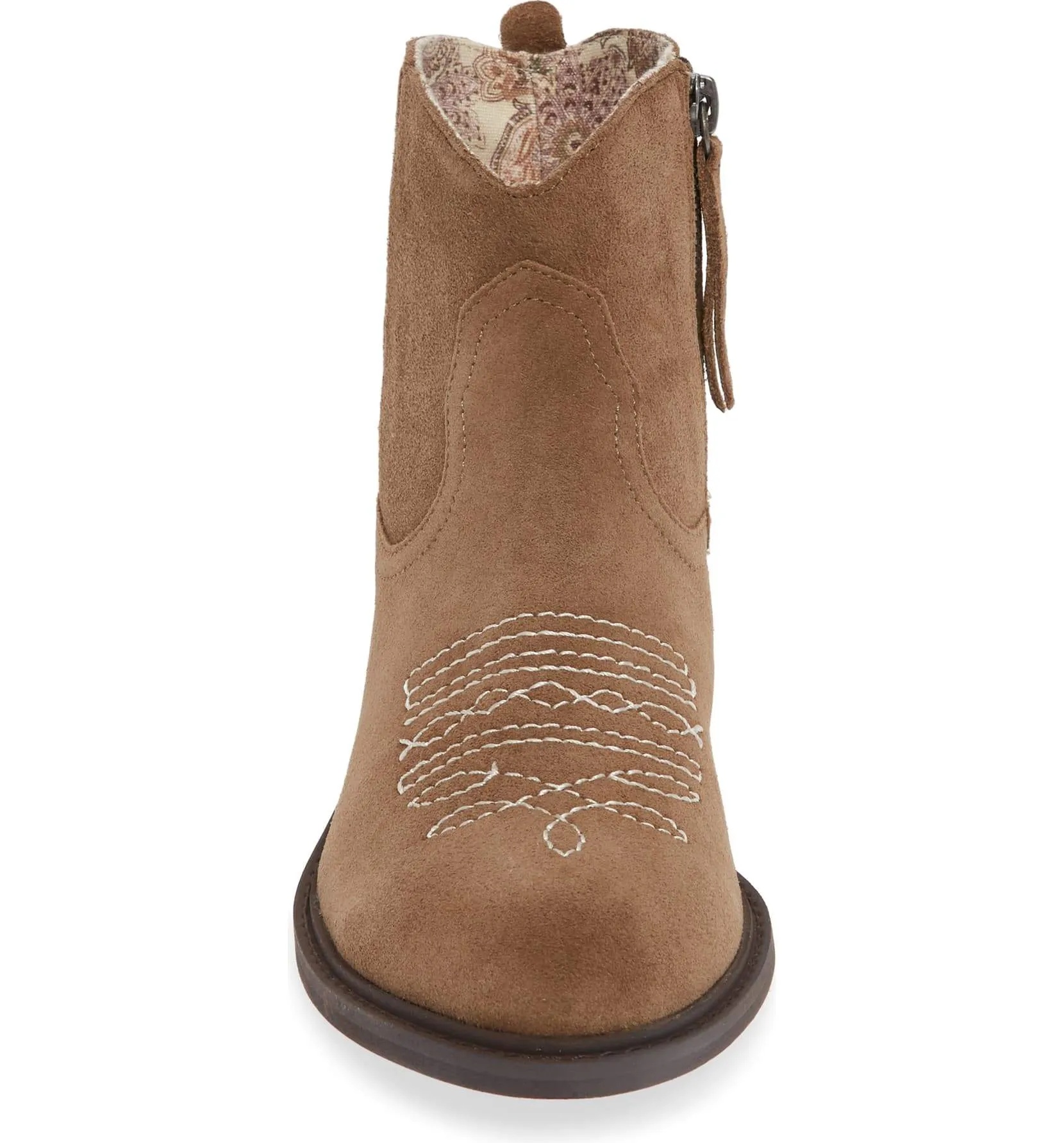 Montrose Natural Snake Skin Leather Booties