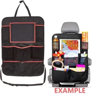 NEW AMAZON BASICS Car Seat Back Protector with Organizer