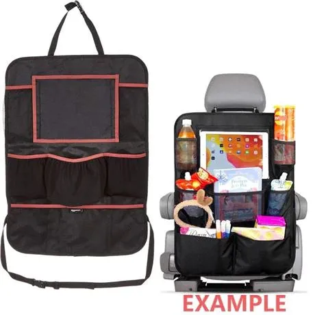 NEW AMAZON BASICS Car Seat Back Protector with Organizer