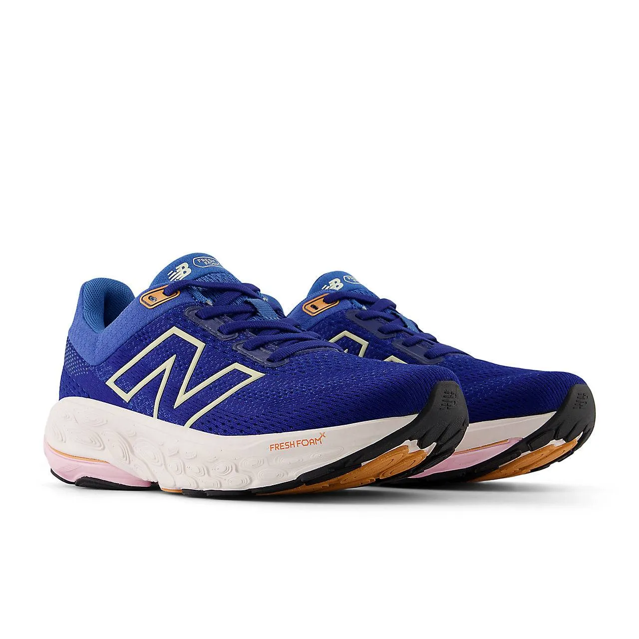 New Balance Fresh Foam X 860 v14 Wide (Womens) - Inkwell with Calcium and Washed Pink