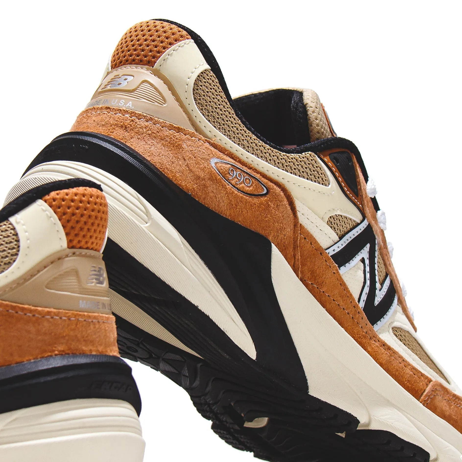 New Balance Unisex 990v6 Sepia Orange Incense Made In USA U990TO6