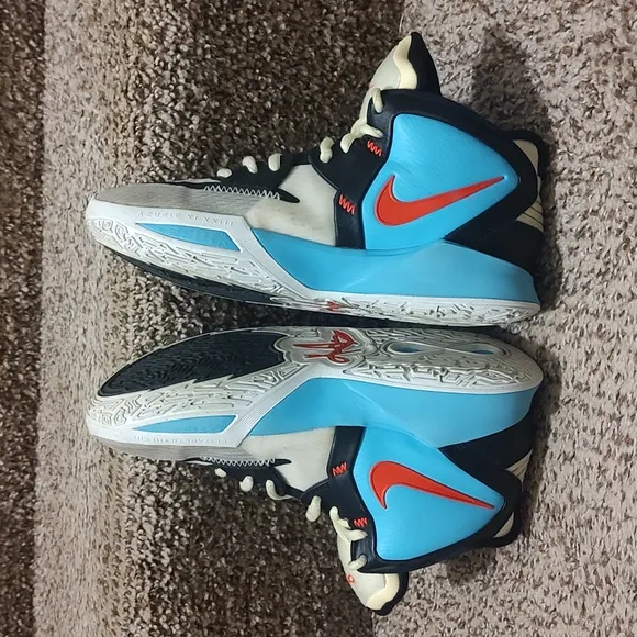 Nike Kyrie Infinity SE Basketball Shoes Size 4.5Y DJ1172-112 GS Yellow Blue