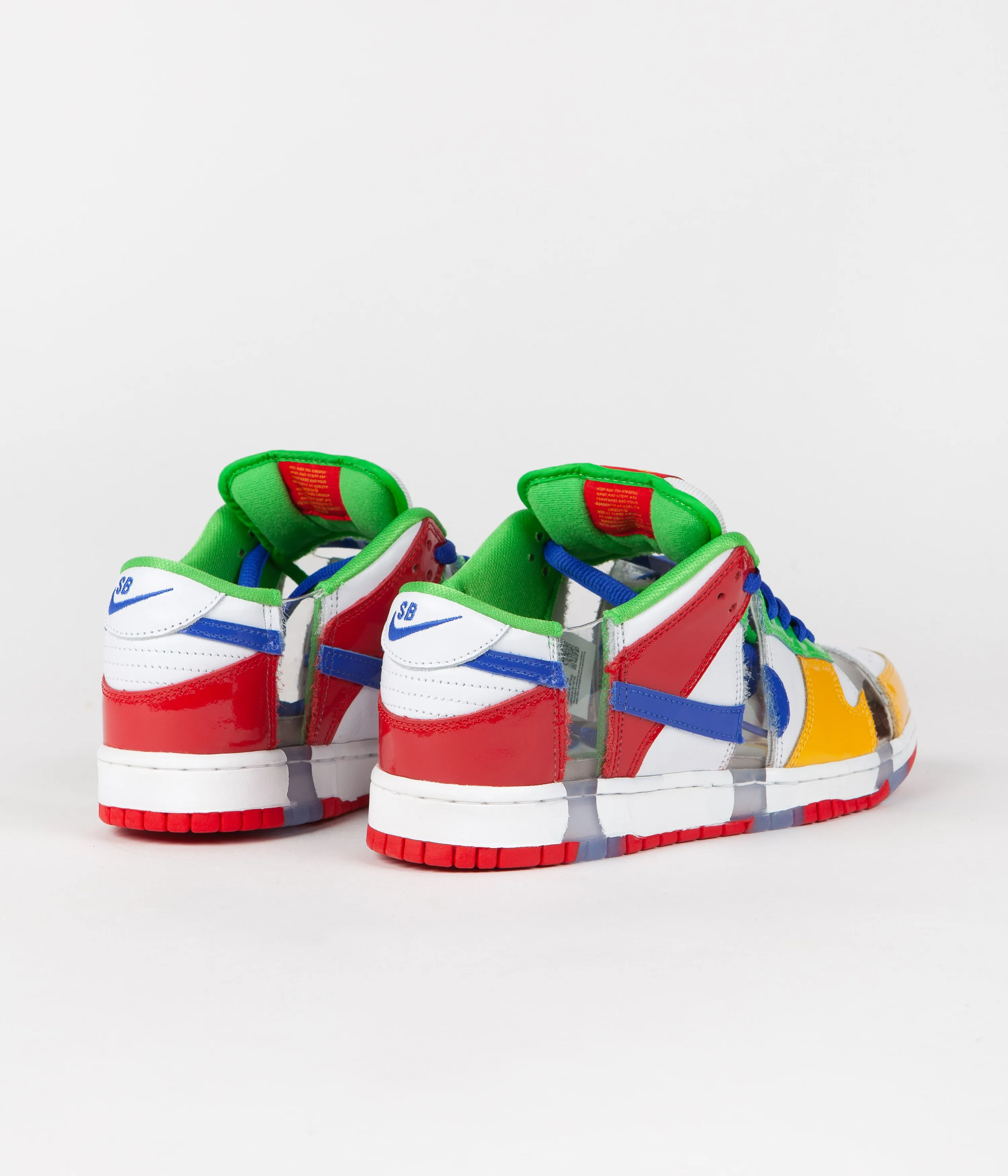 Nike SB Dunk Low OG Sandy Bodecker Shoes - White / Hyper Royal - Mean Green