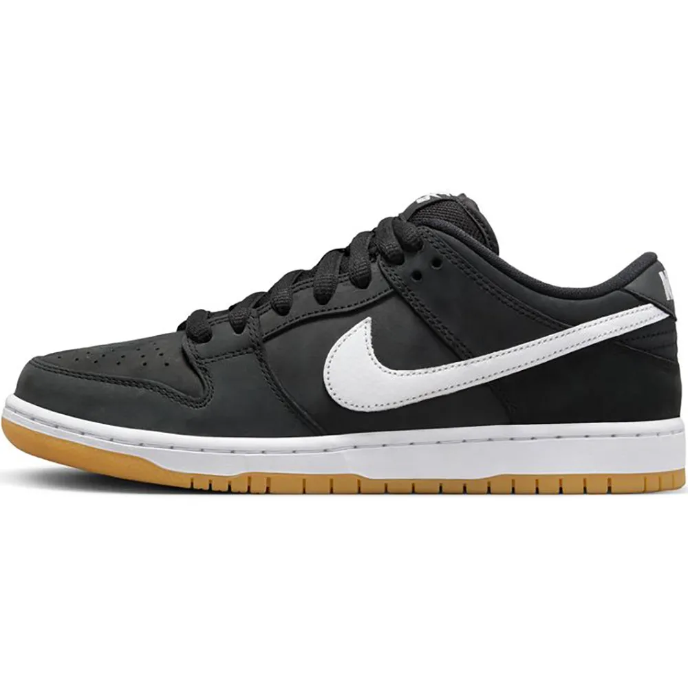 Nike SB Dunk Low Pro Shoes Black/White-Black-Gum Light Brown