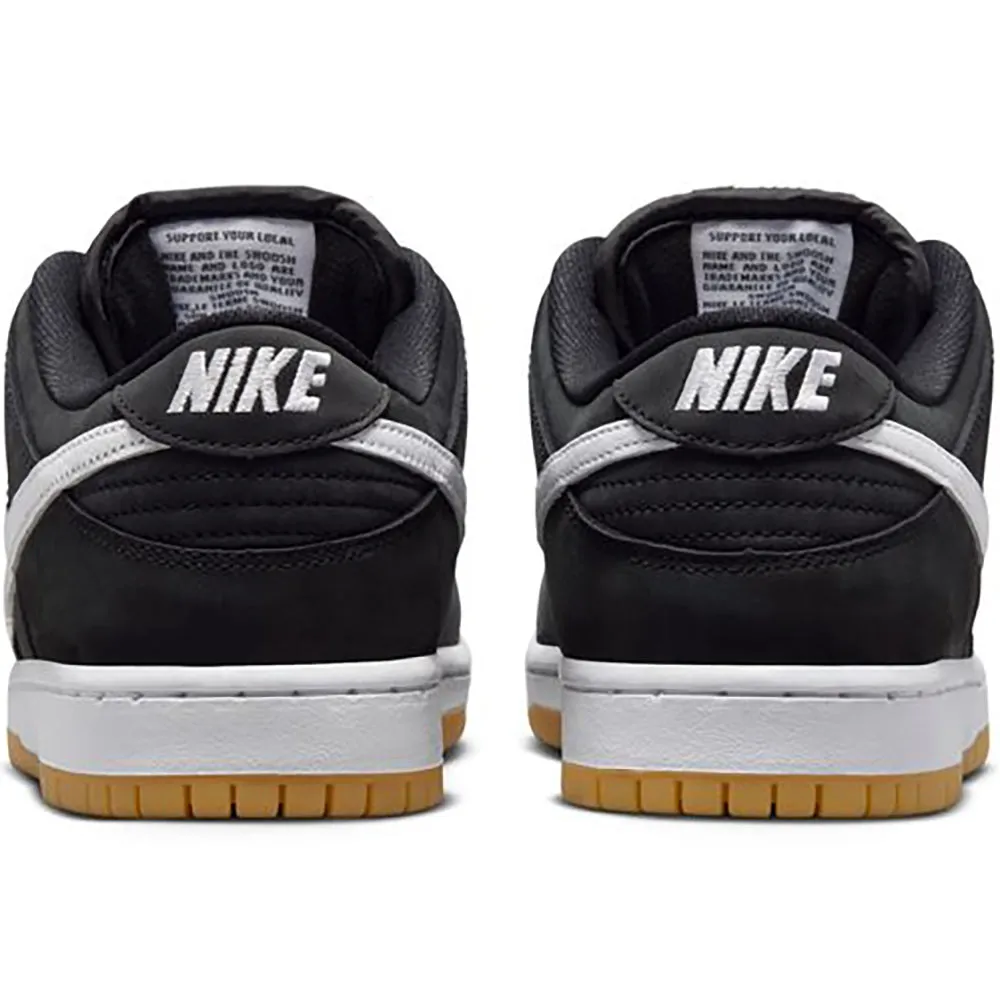 Nike SB Dunk Low Pro Shoes Black/White-Black-Gum Light Brown