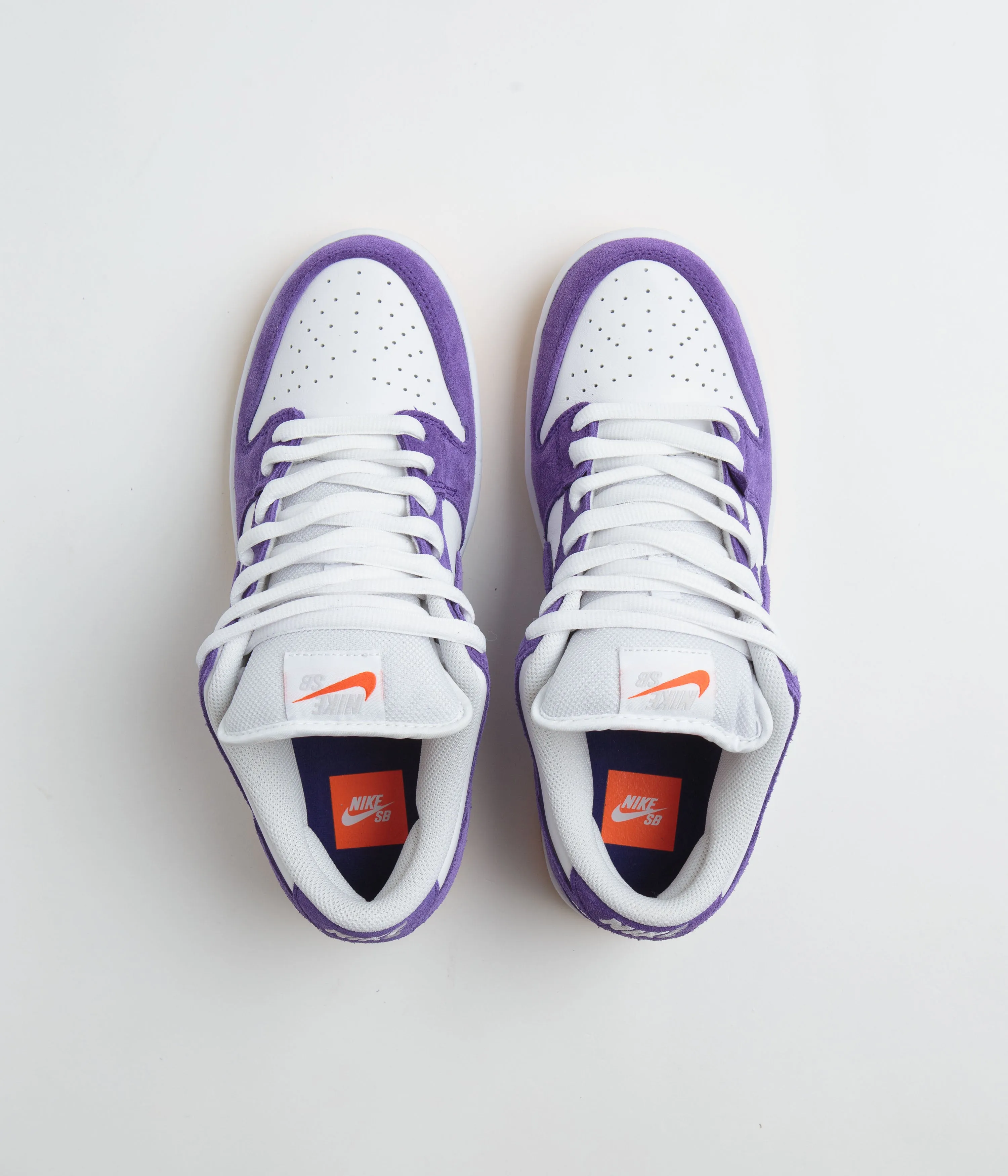 Nike SB Dunk Low Pro Shoes - Court Purple / Court Purple - White