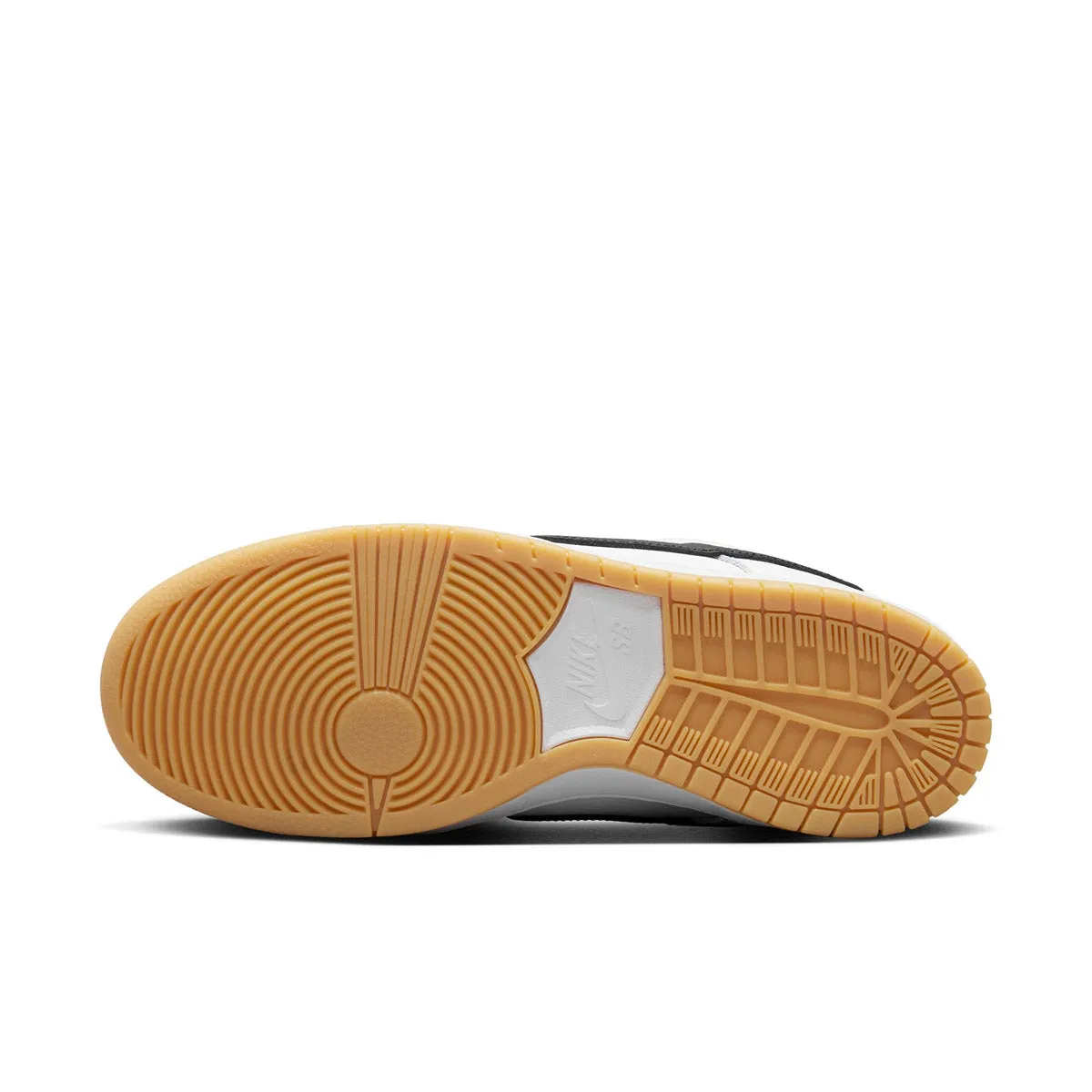 Nike SB - Dunk Low Pro Shoes White/Black-White-Gum Light Brown