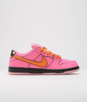 Nike SB x Powerpuff Girls Dunk Low Pro 'Blossom' Shoes - Lotus Pink / Digital Pink - Med Soft Pink