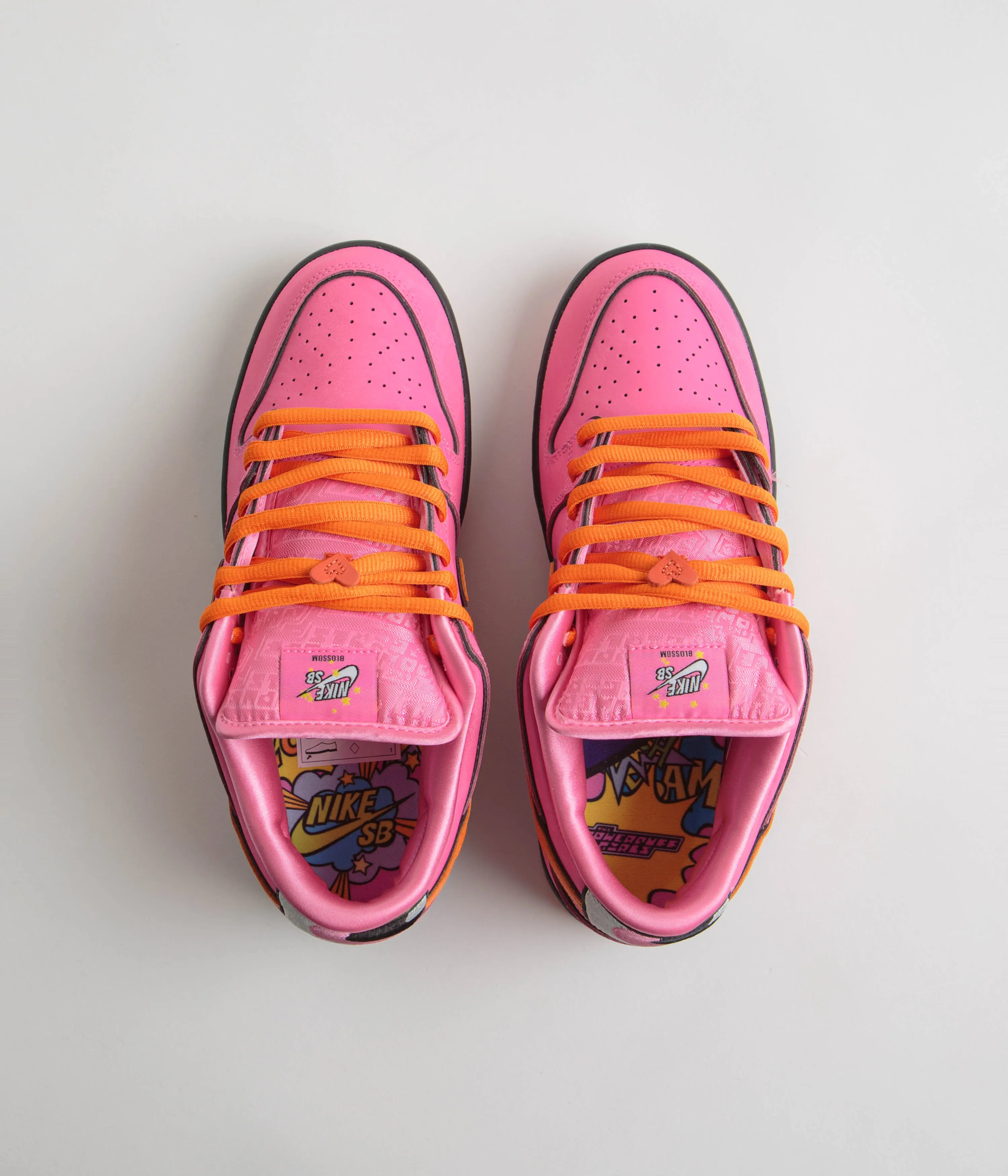 Nike SB x Powerpuff Girls Dunk Low Pro 'Blossom' Shoes - Lotus Pink / Digital Pink - Med Soft Pink