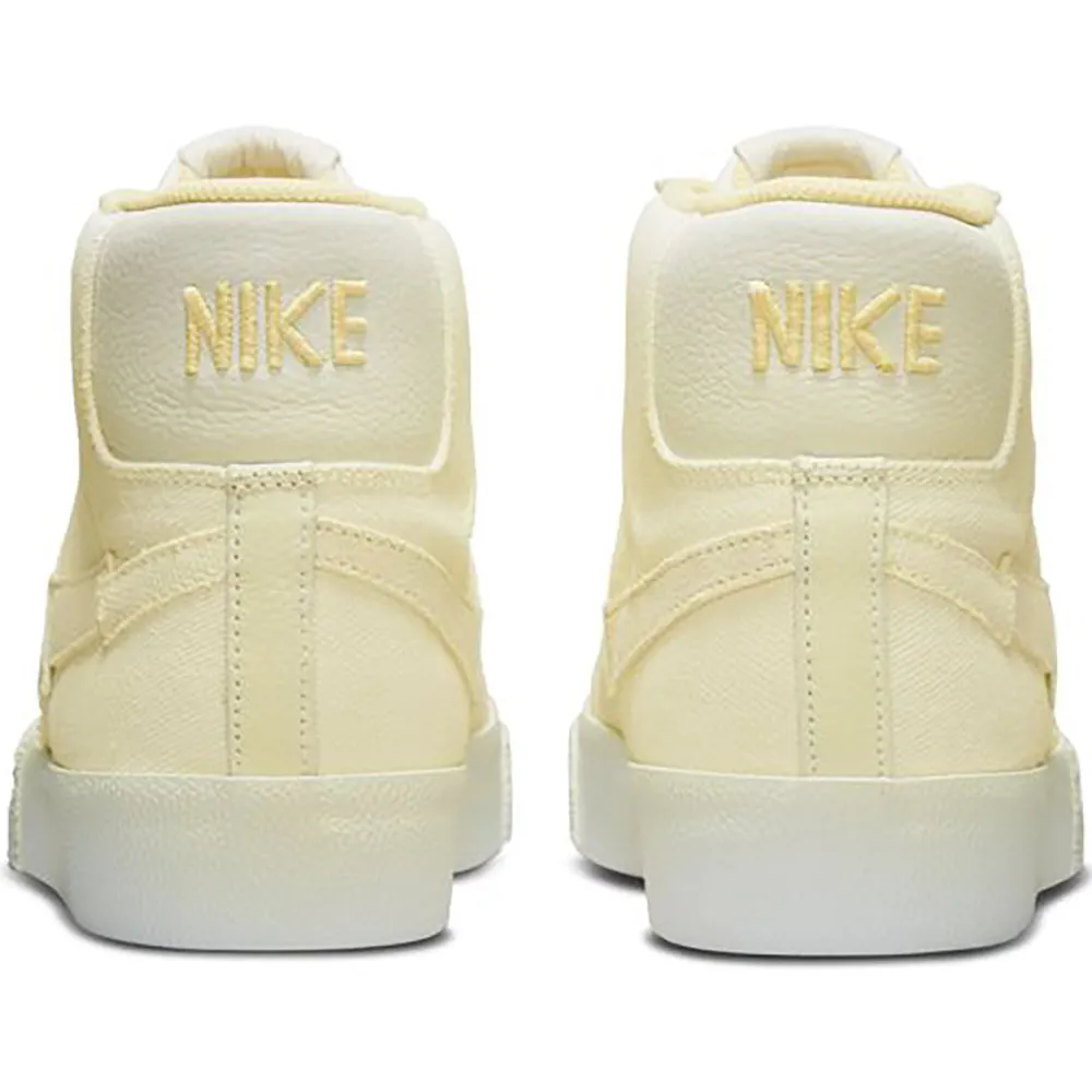 Nike SB Zoom Blazer Mid PRM Shoes Lemon Wash/Lemon Wash-Lemon Wash-White