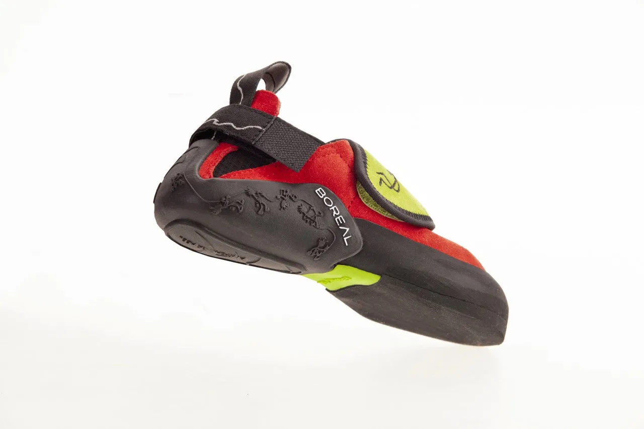 Ninja Junior - red/green, kid's climbing shoes