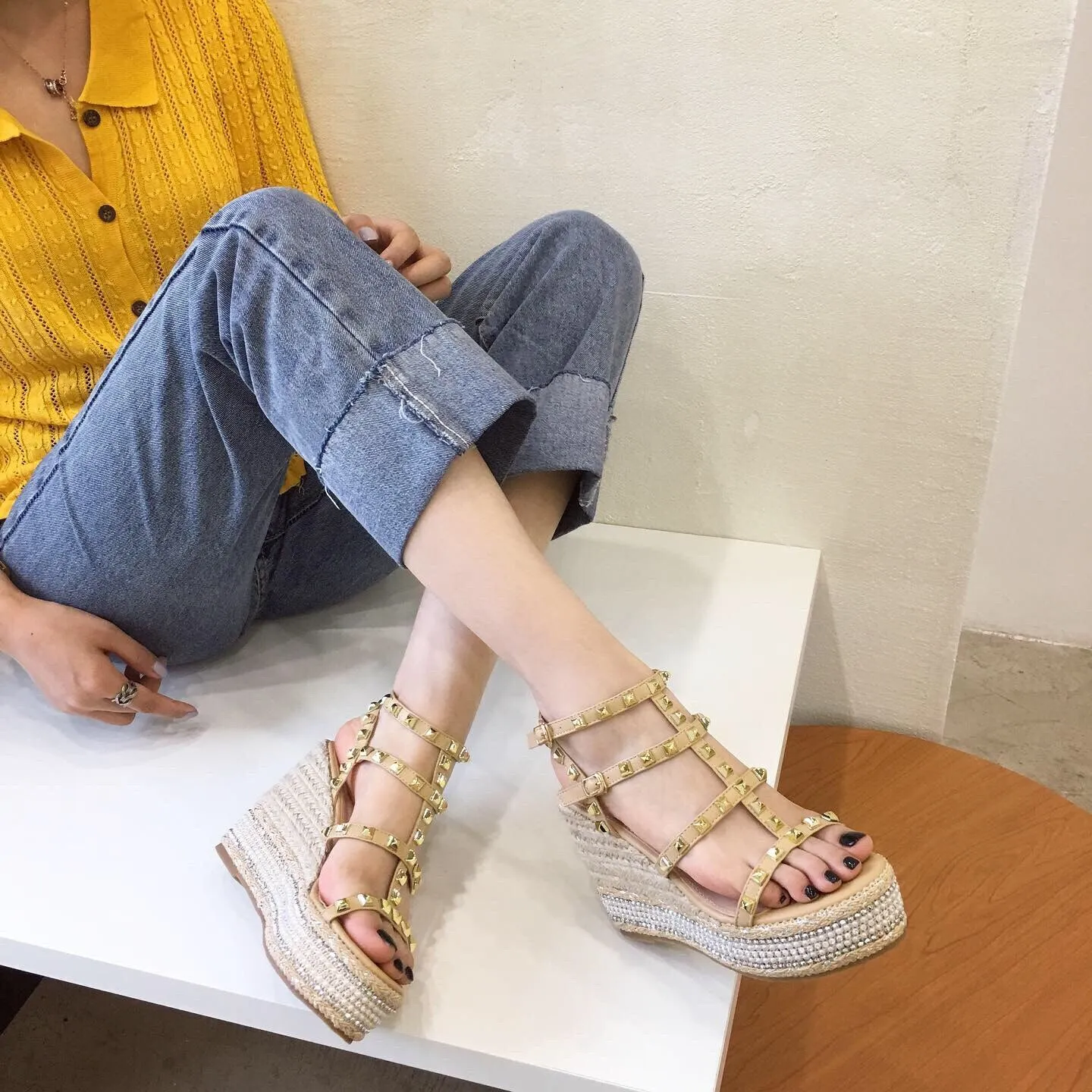 Open Toe High Heel Sandal