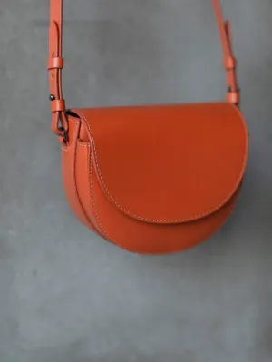 Perona   I   Bag - Cross Body Amber Rust Orange